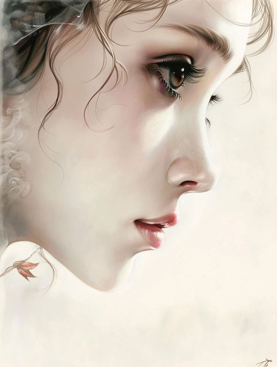 Ethereal Gaze of Silent Sorrow - Image 4