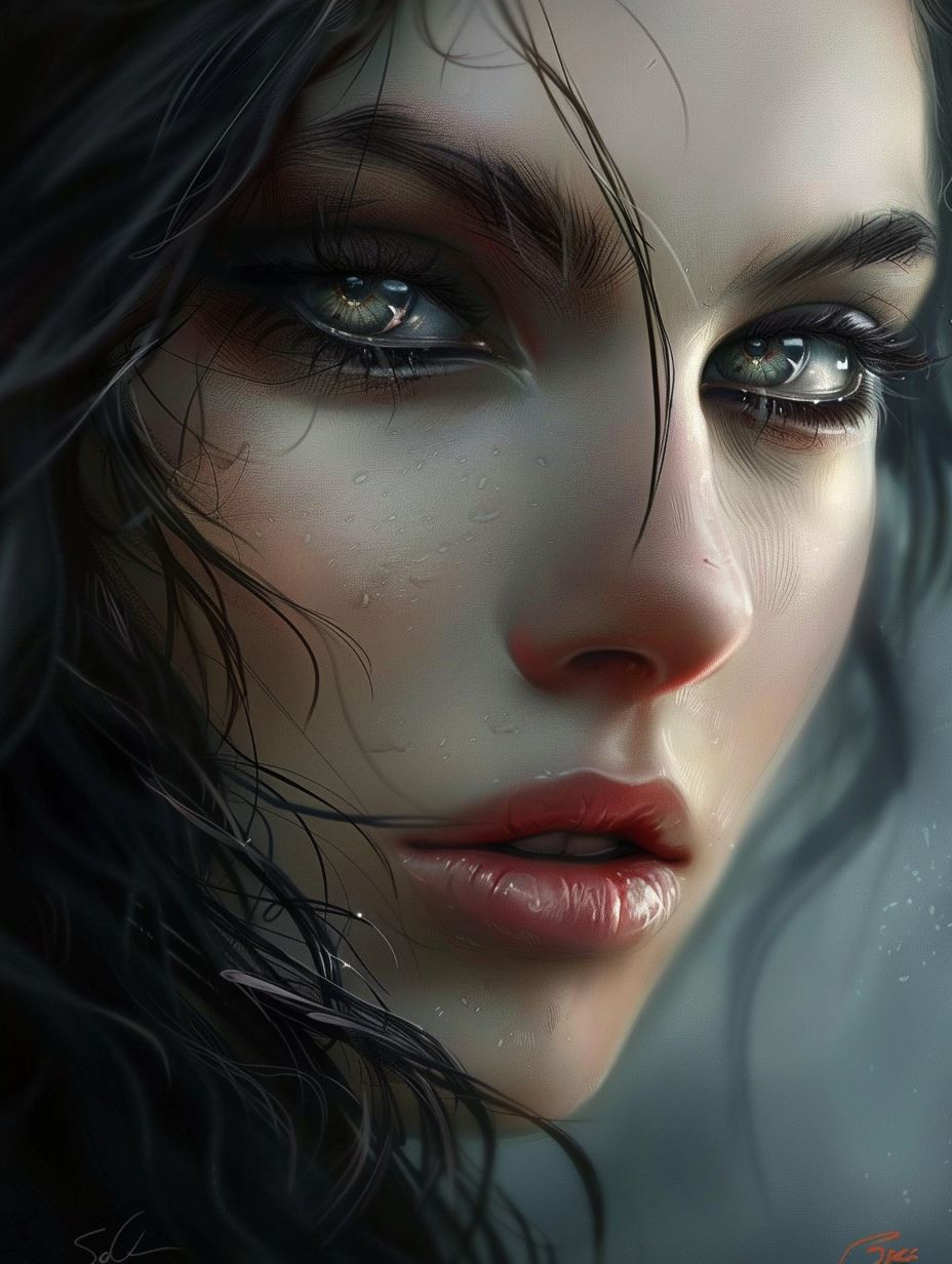 Ethereal Shadows and Misty Gazes - Image 4