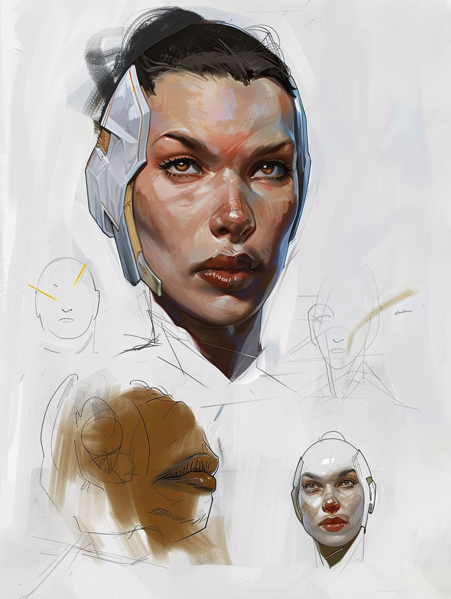 Digital Portrait Studies of Diverse Women - Image 1