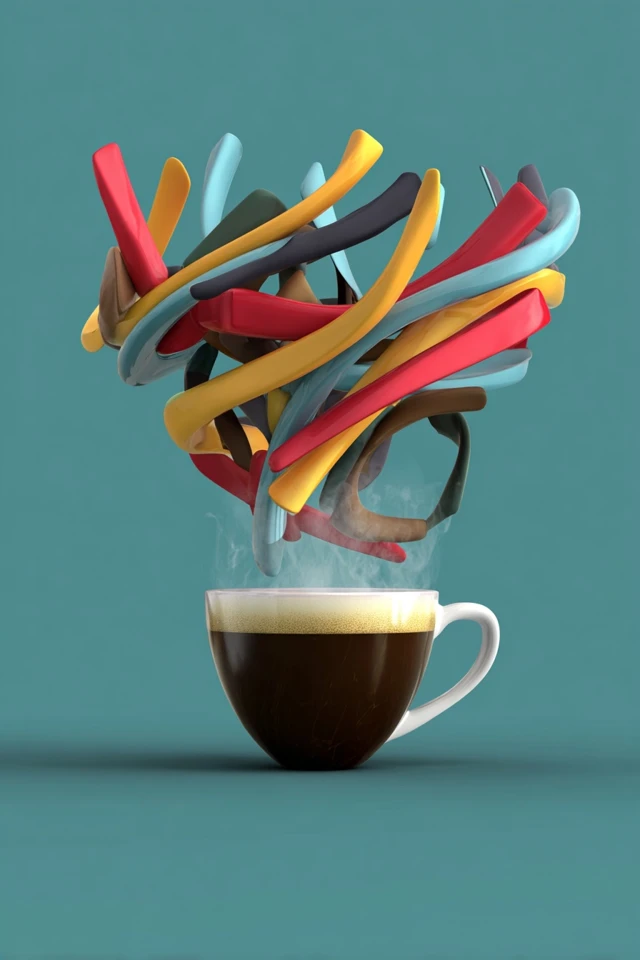 Chromatic Ribbon Sculpture - Image 4
