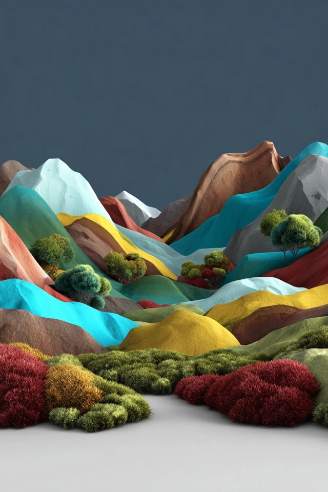 Chromatic Ribbon Sculpture - Image 2