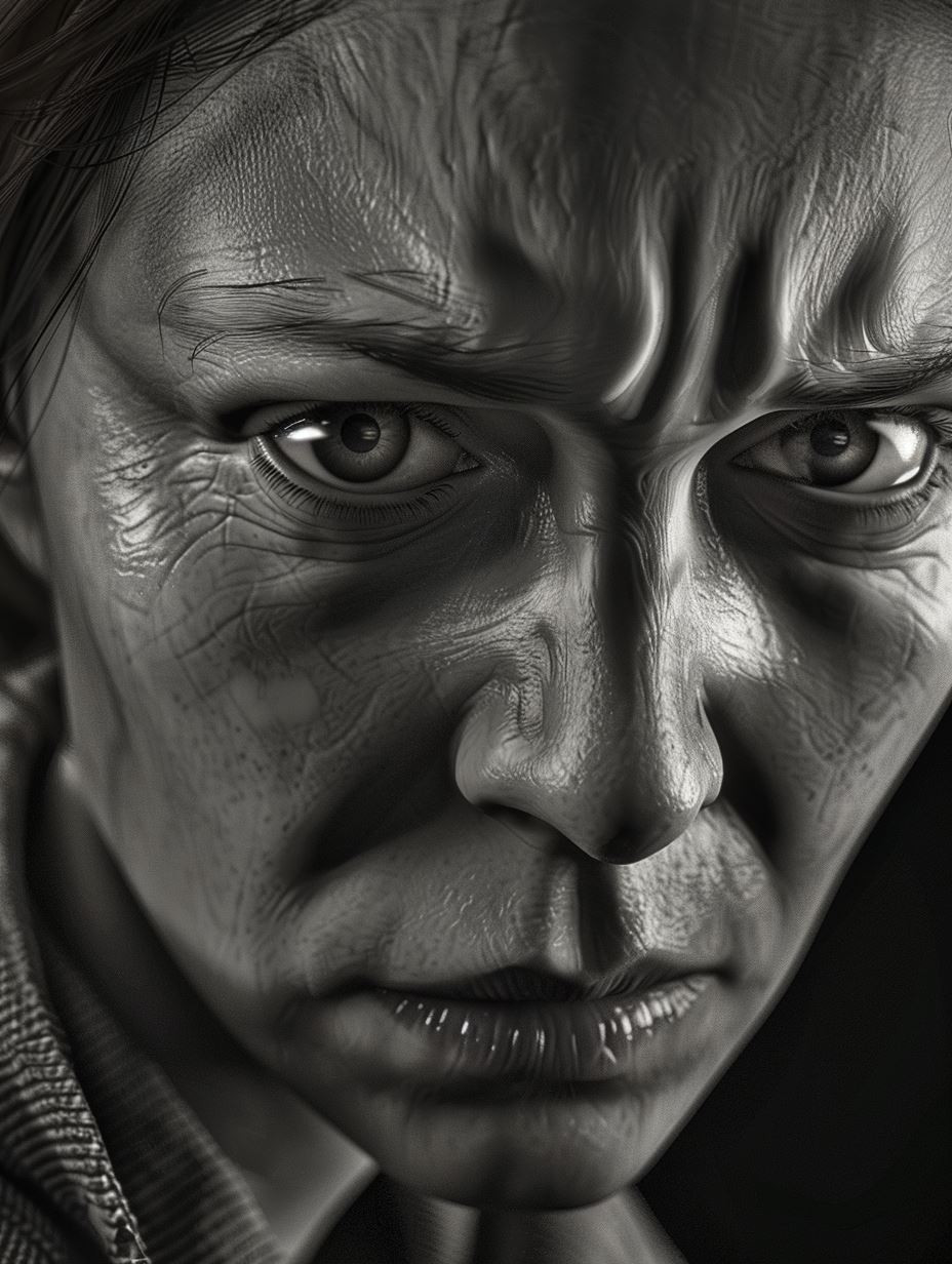 Hyper-Realistic Gritty Portrait Study - Image 3