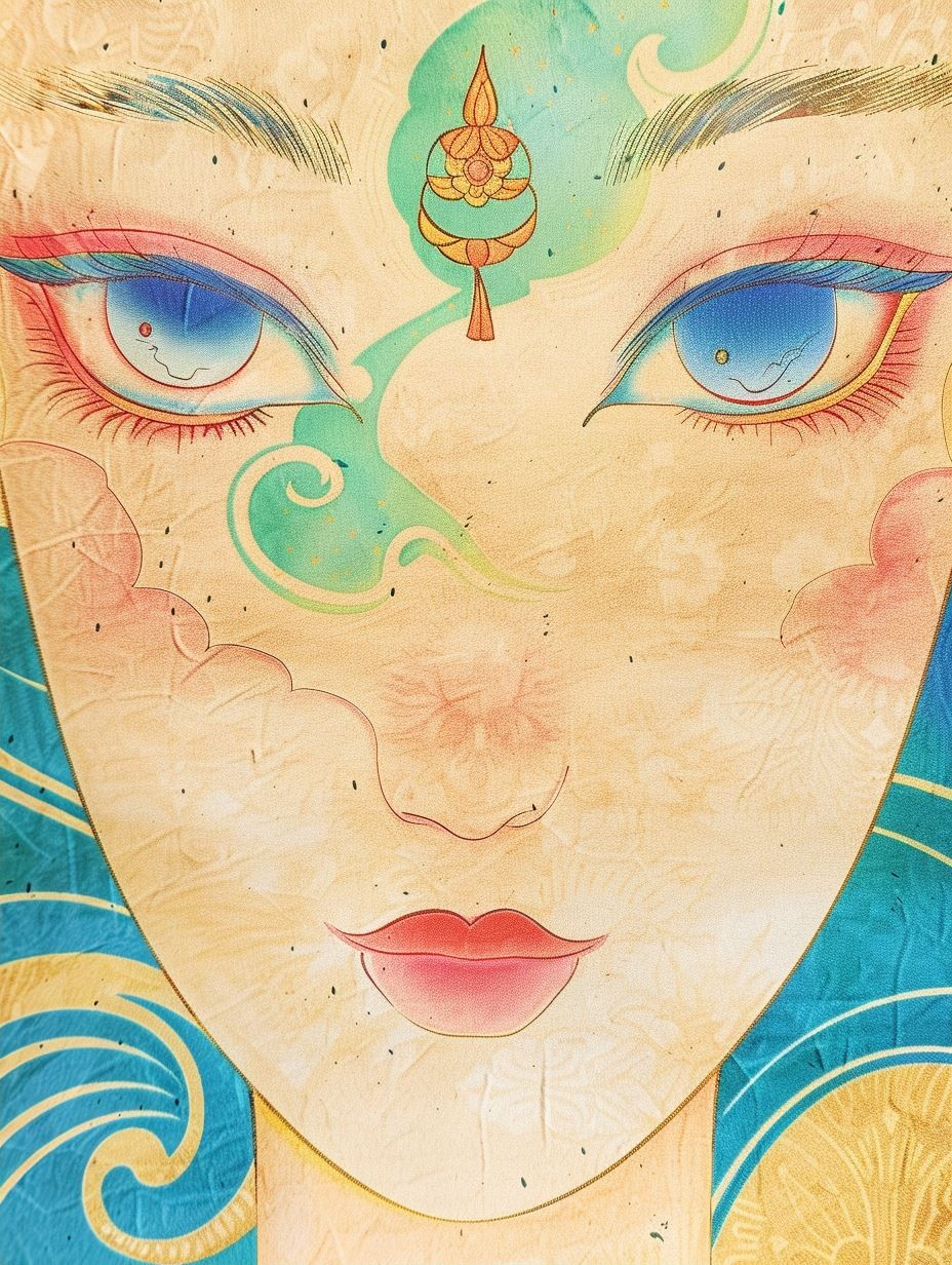 Ethereal Visions of Azure Beauty - Image 2