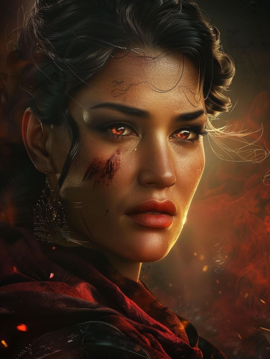 Ethereal Gaze in Ember Light - Image 3
