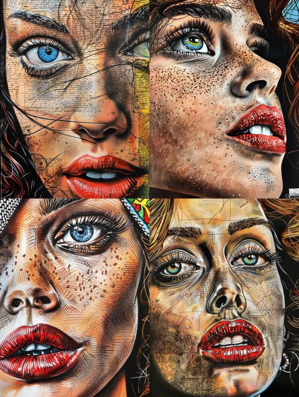 Fragmented Gazes of Beauty