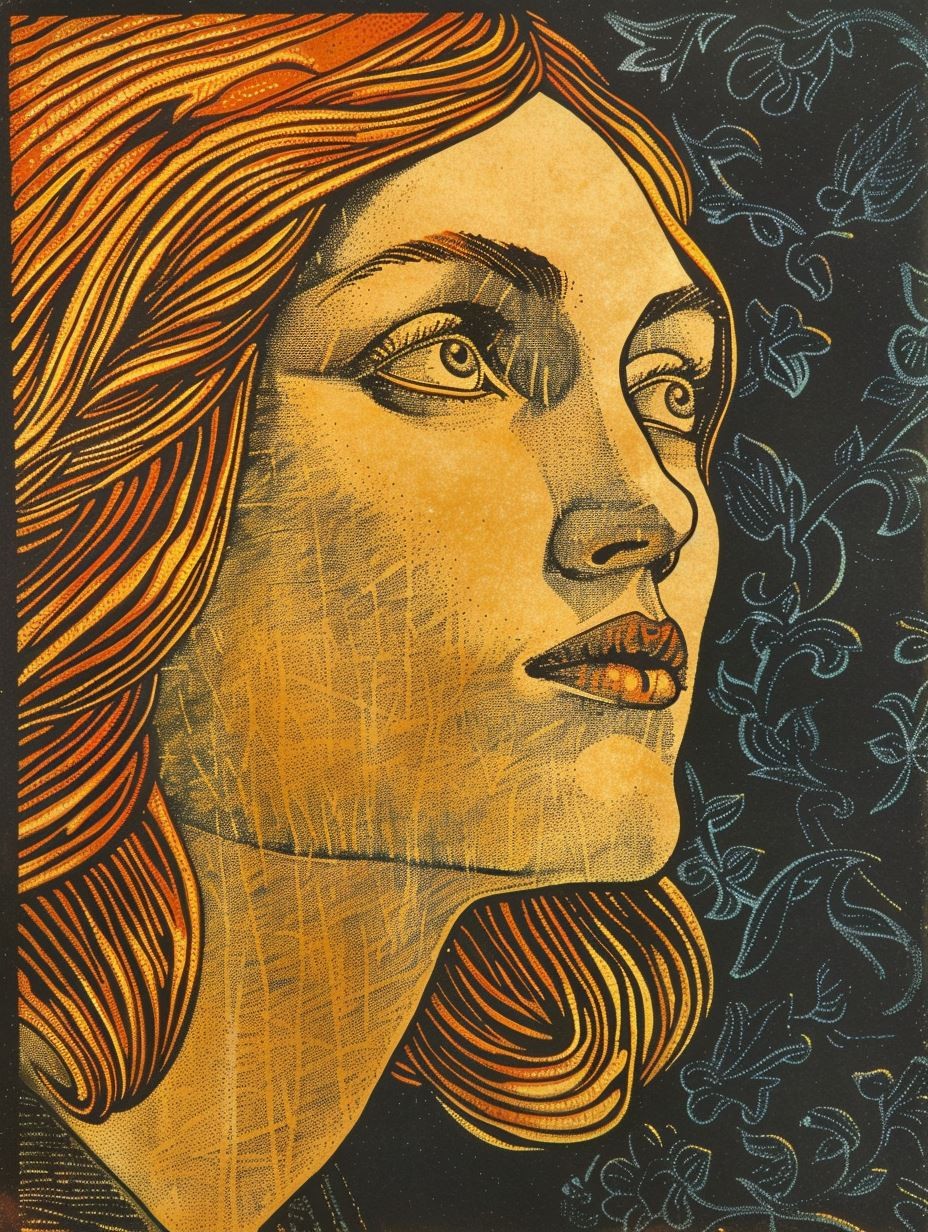 Wooden Grain Portrait - Image 2