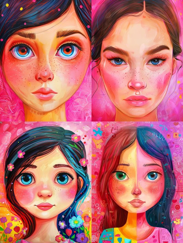 Vibrant Visions of Digital Femininity
