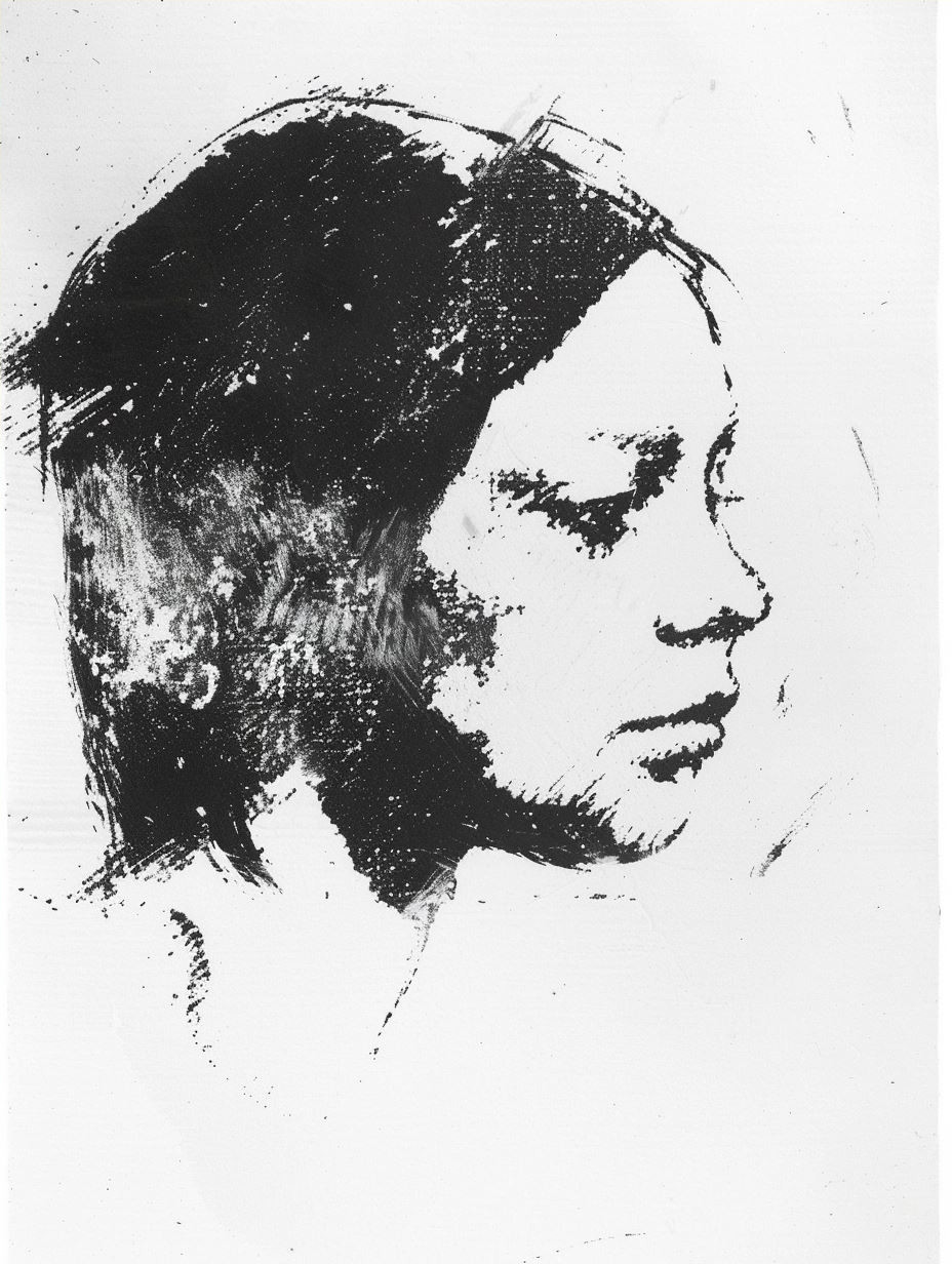 Ethereal Blue Portrait Studies - Image 4