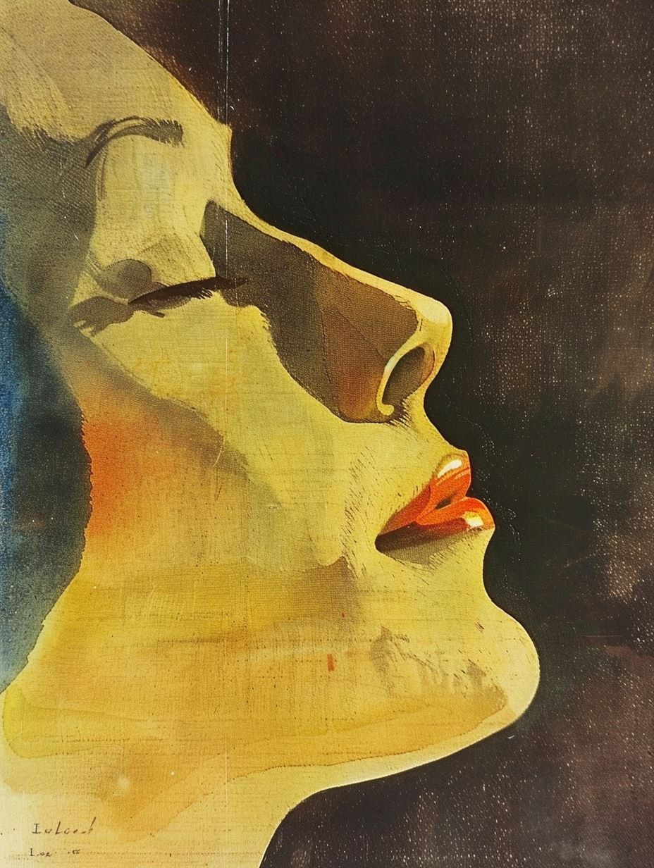 Ethereal Watercolor Profile Portraits - Image 3