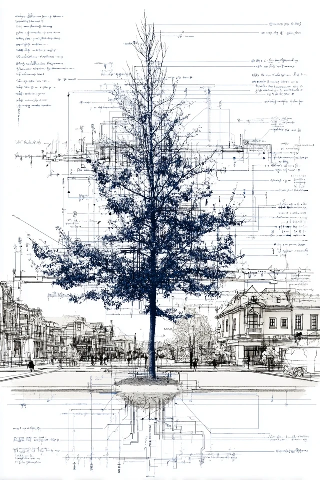 Blueprint Dreams: A Technical Art Collection - Image 5