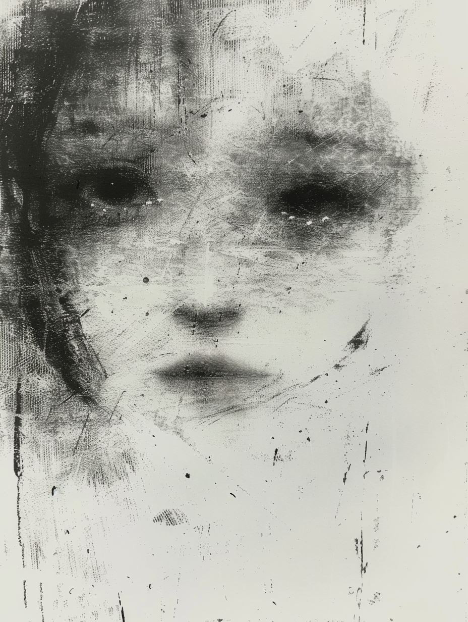 Melancholy Ink Portrait Studies - Image 4