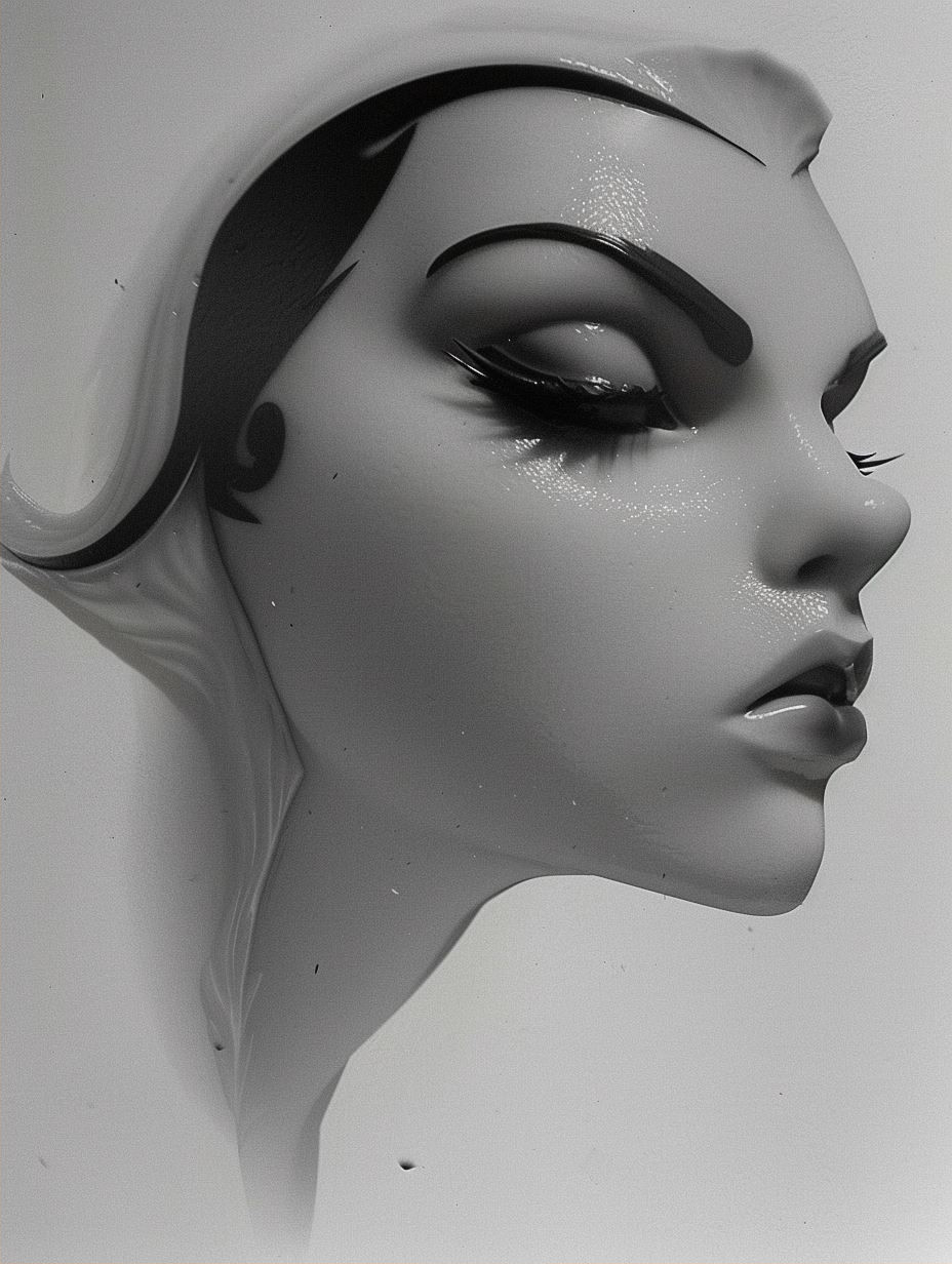 Ethereal Portraits in Amber Tones - Image 2