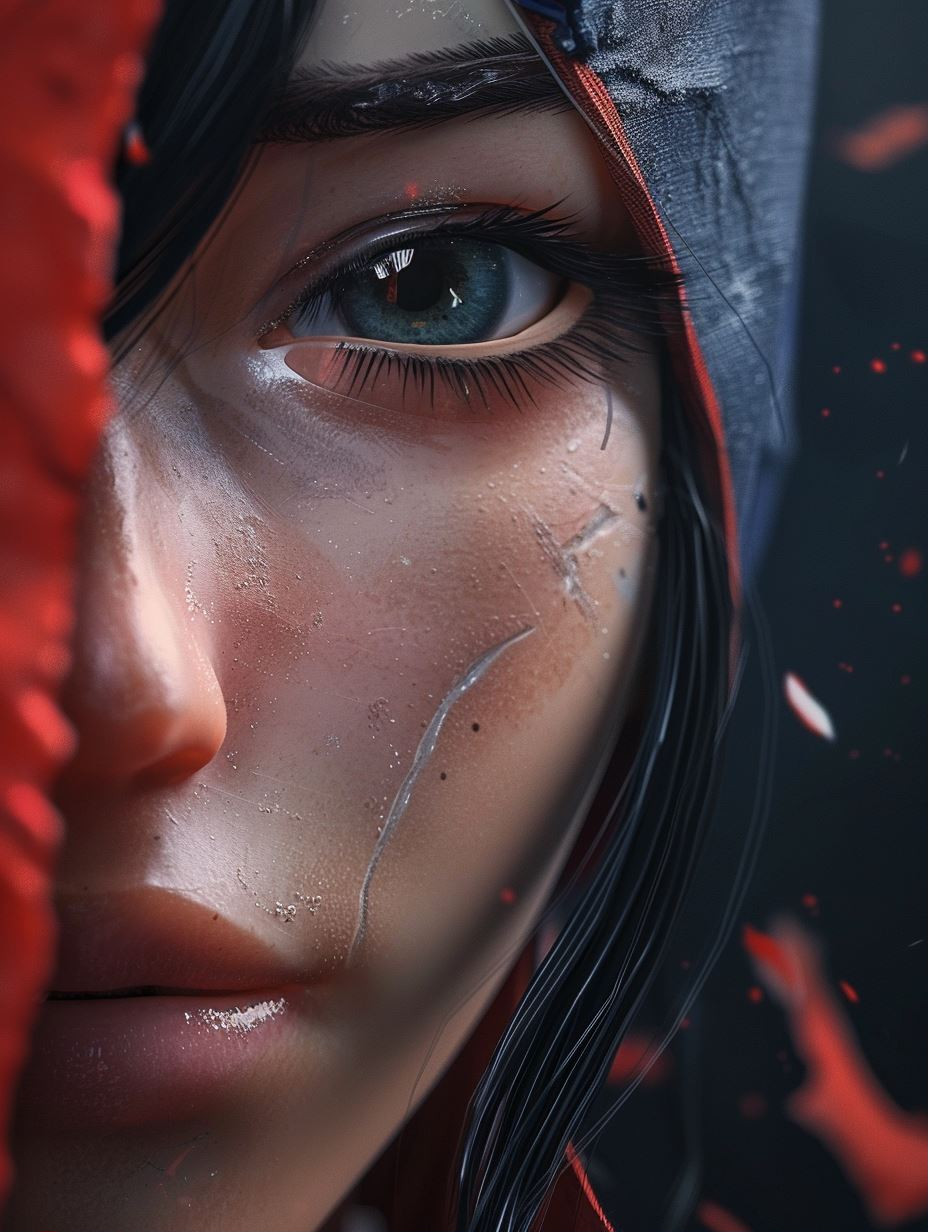 Hyper-Realistic Cinematic Portrait Detail - Image 1