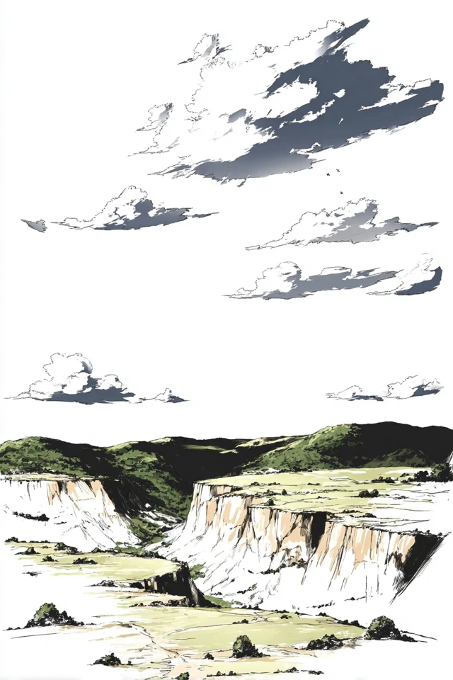 Serene Moments in Ink and Wash - Image 2