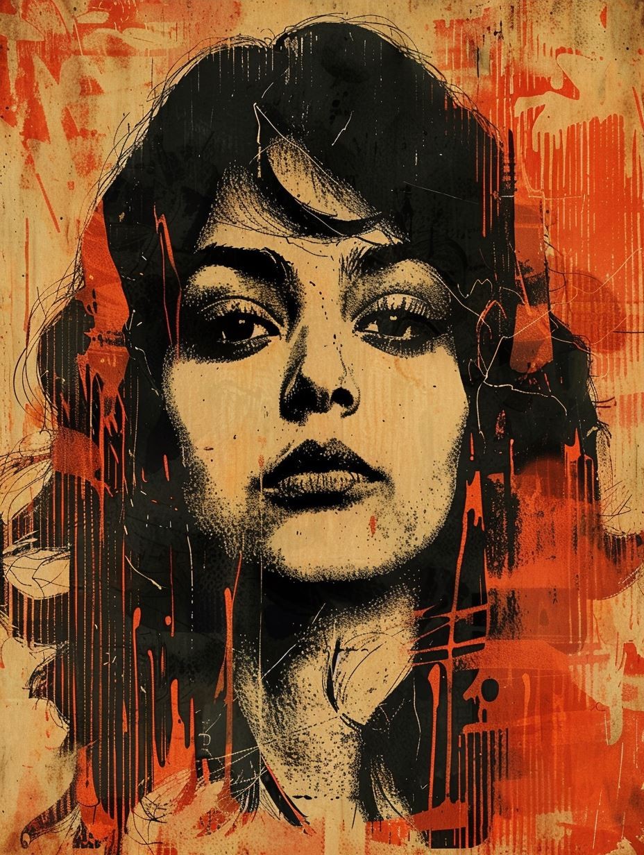 Gritty Urban Pop Art Portrait - Image 3