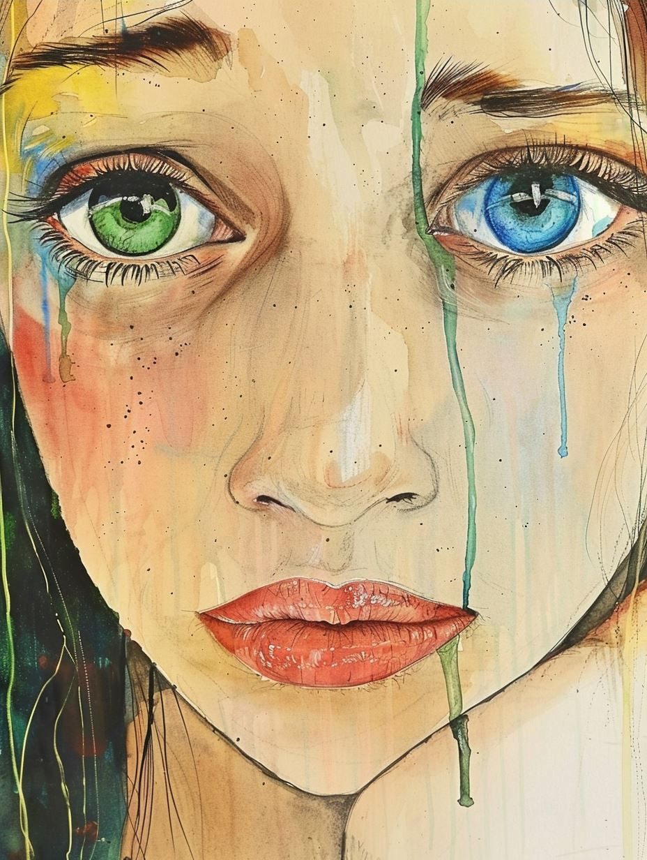 Ethereal Gaze Artistic Portraits - Image 4