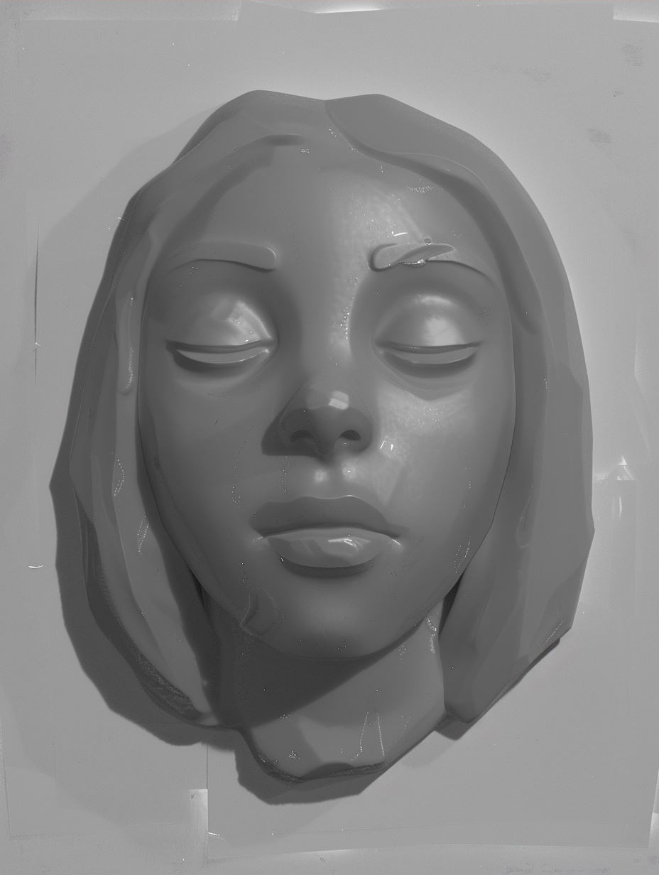 Serene Visions: Digital Portrait Studies - Image 4