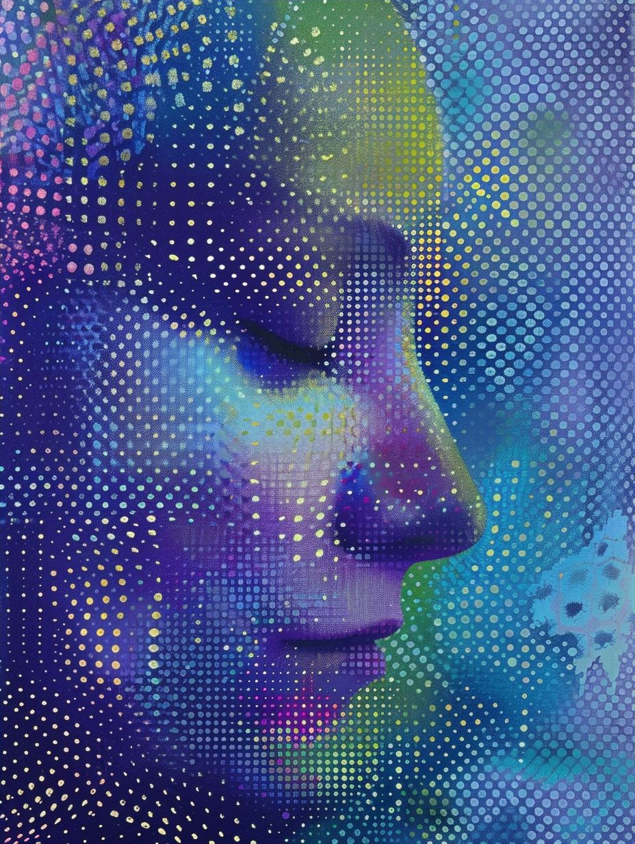 Prismatic Digital Mosaic Portrait - Image 4