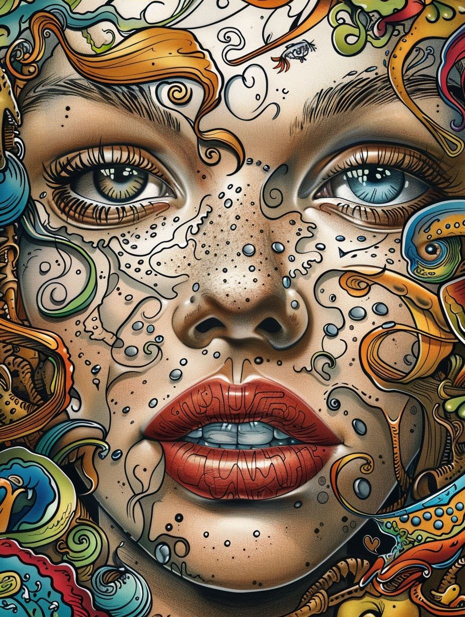 Psychedelic Dream Portrait 2 - Image 3