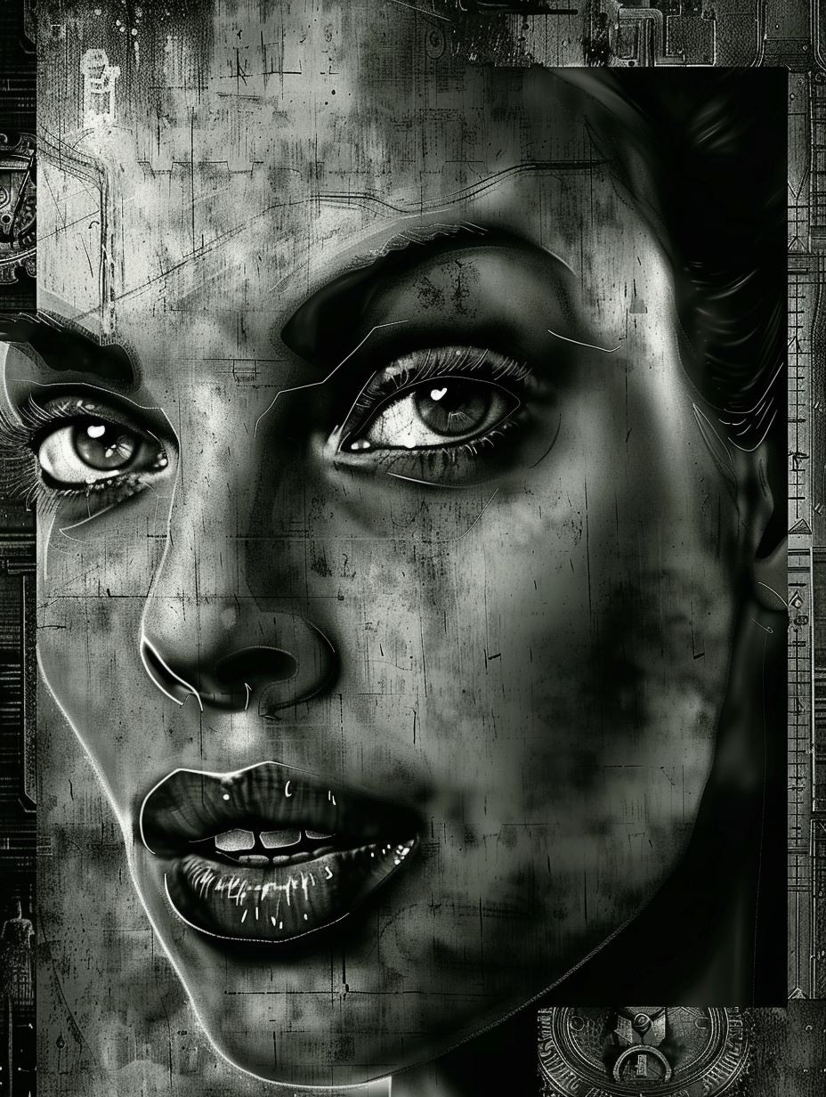 Haunting Echoes of Somber Faces - Image 4