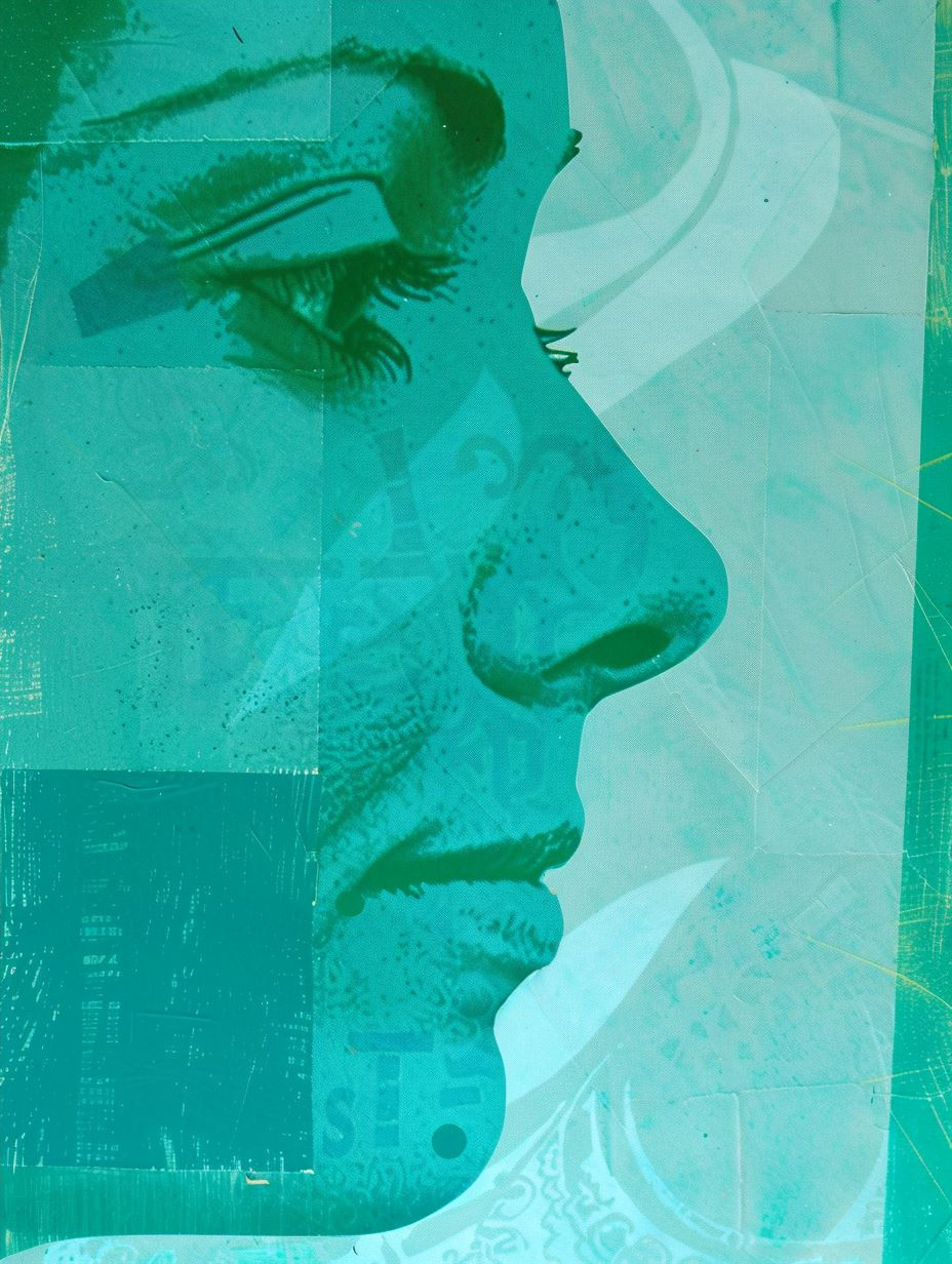 Cyan Distorted Gaze - Image 4