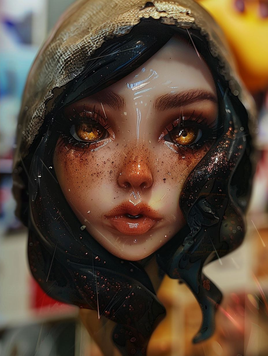 Fragile Beauty: Shattered Porcelain Portraits - Image 2