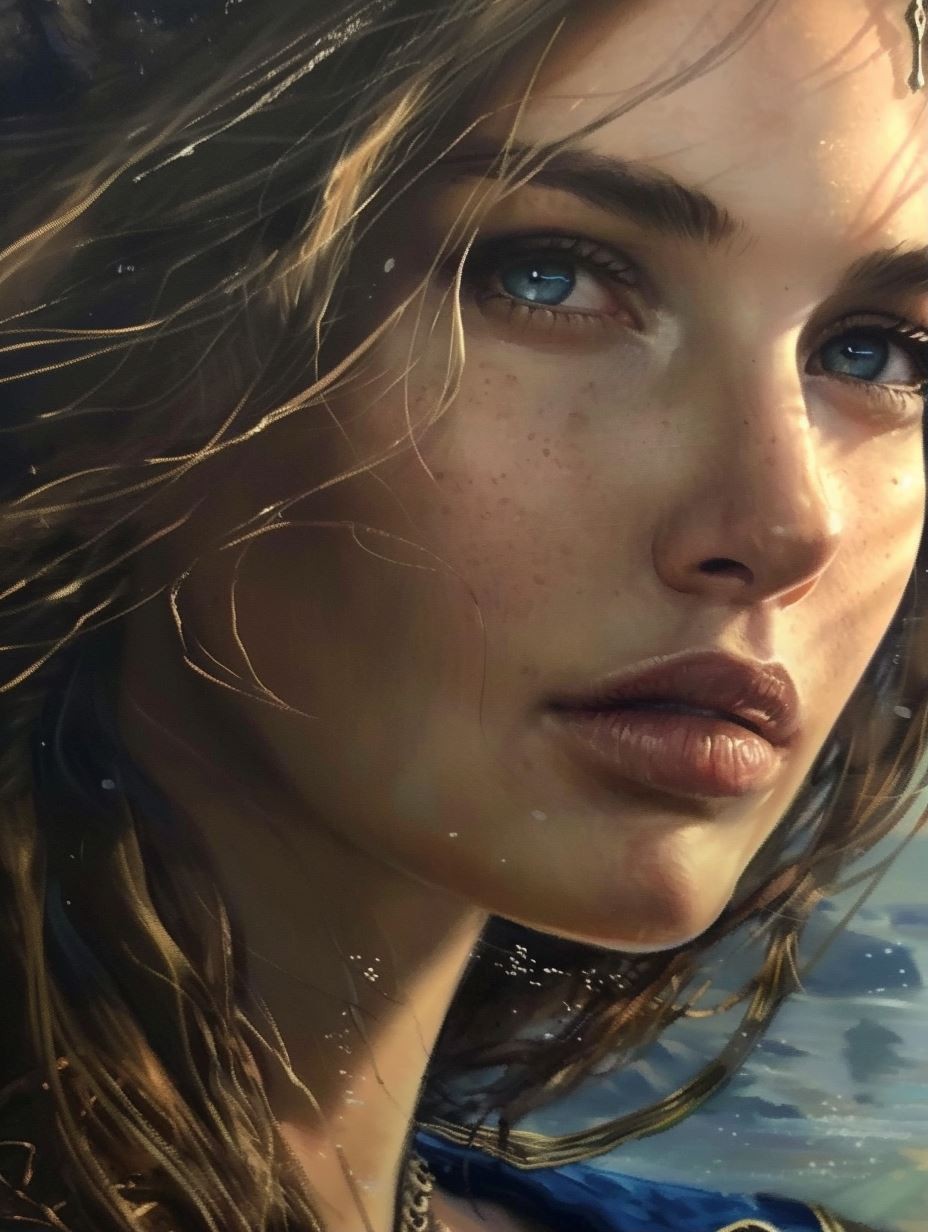 Ethereal Golden Hour Portrait - Image 1