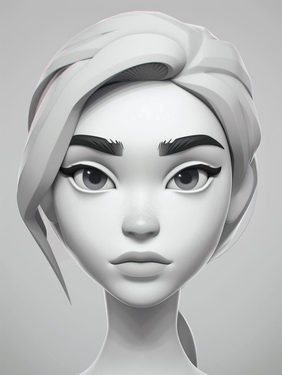 Minimalist Low Poly Digital Portrait - Image 2