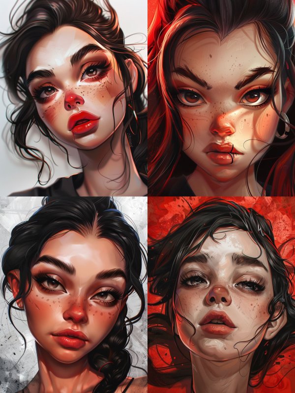 Ethereal Visions of Digital Beauty
