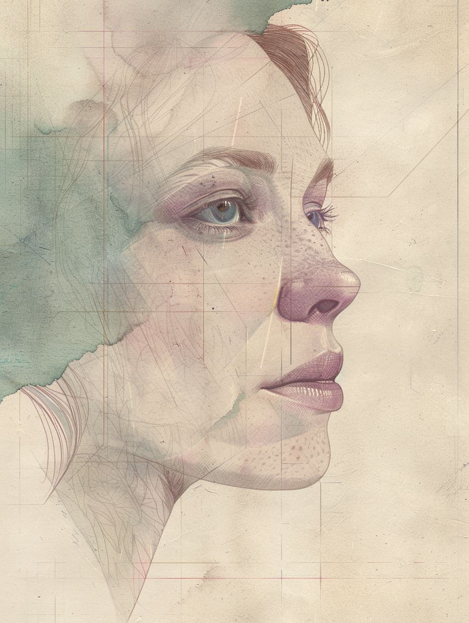 Geometric Soul: A Study of Fragmented Beauty - Image 3