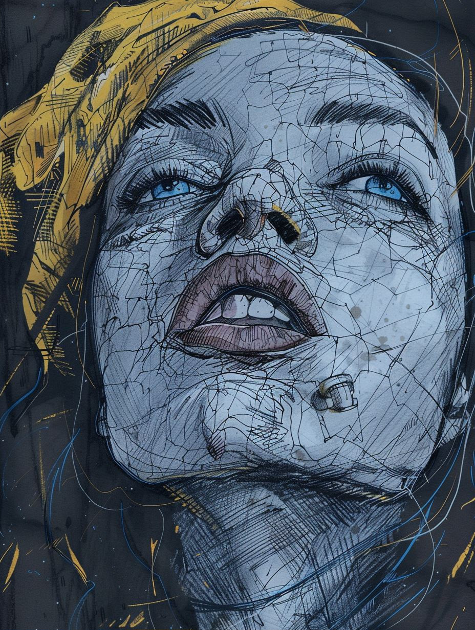 Fragmented Soul Mixed Media Portraits - Image 2