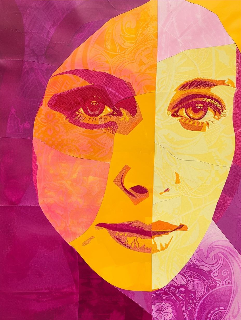 Vibrant Psychedelic Portrait Fusion - Image 3