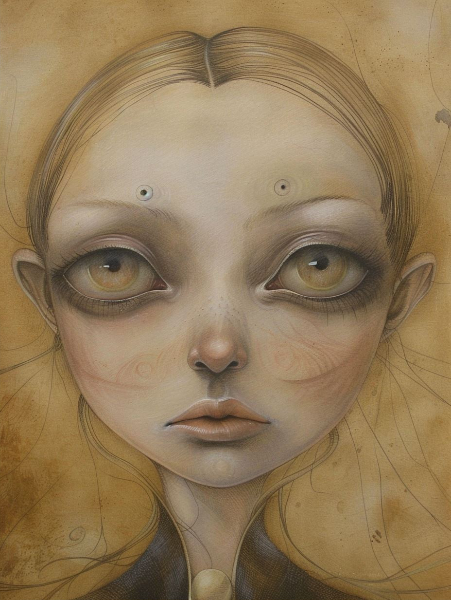 Haunting Gazes in Sepia - Image 2