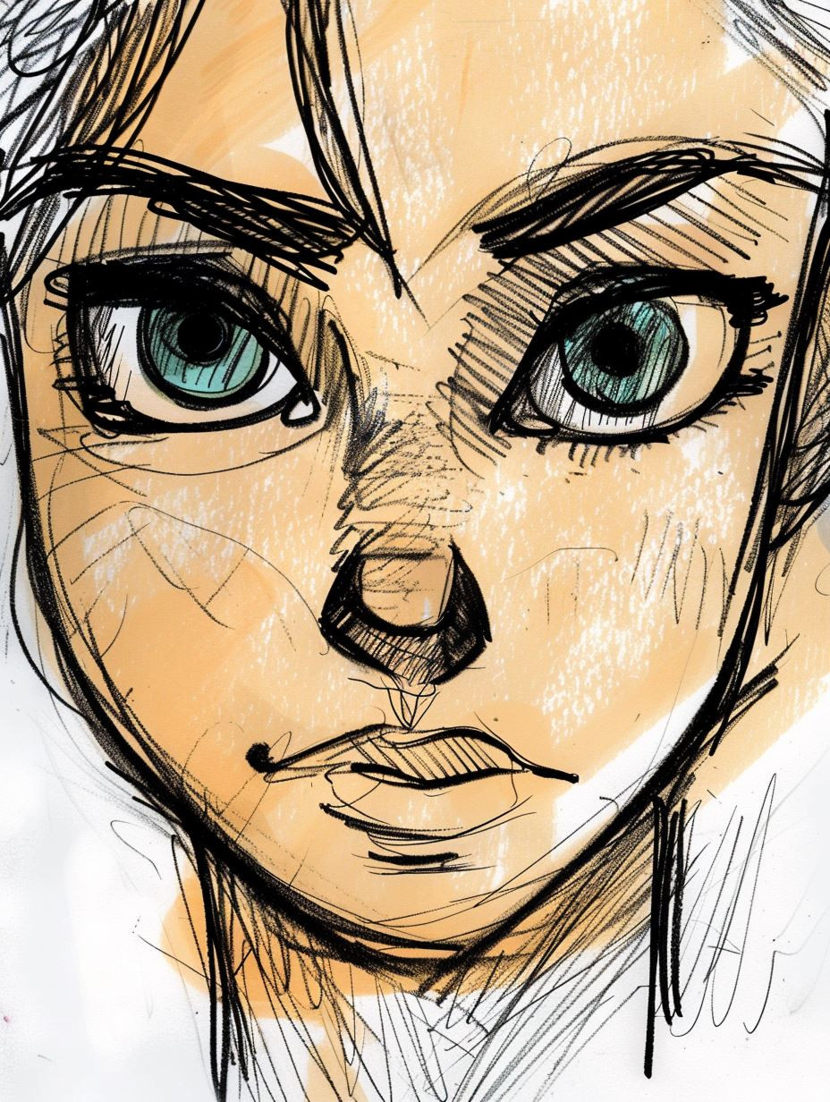 Expressive Hand Drawn Character Sketches - Image 2