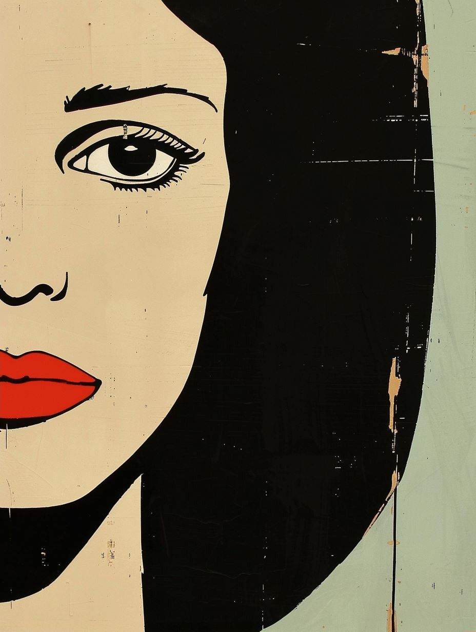 Bold Pop Art Female Portraits - Image 2