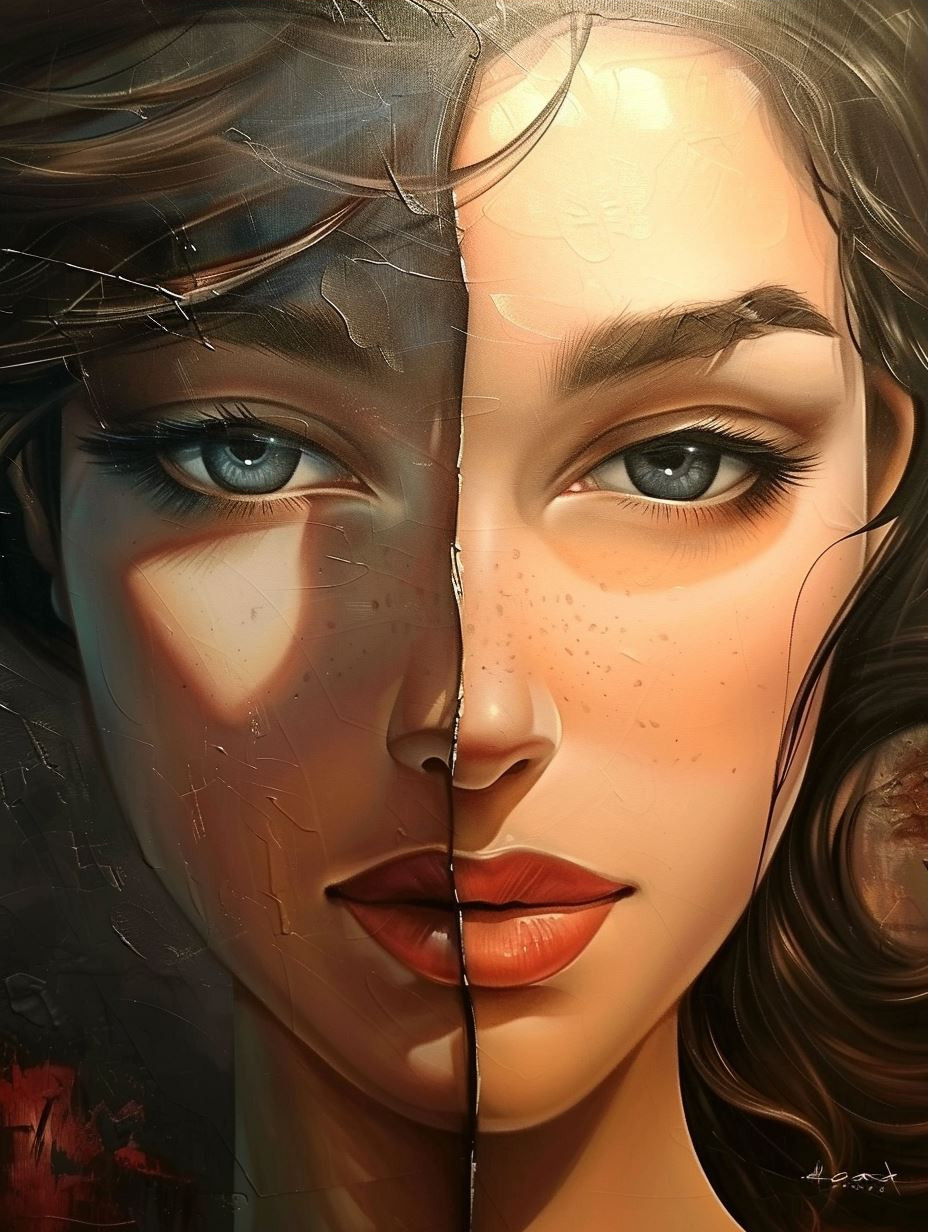 Ethereal Gaze of Melancholy - Image 3