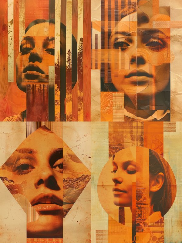Fragmented Visions in Amber