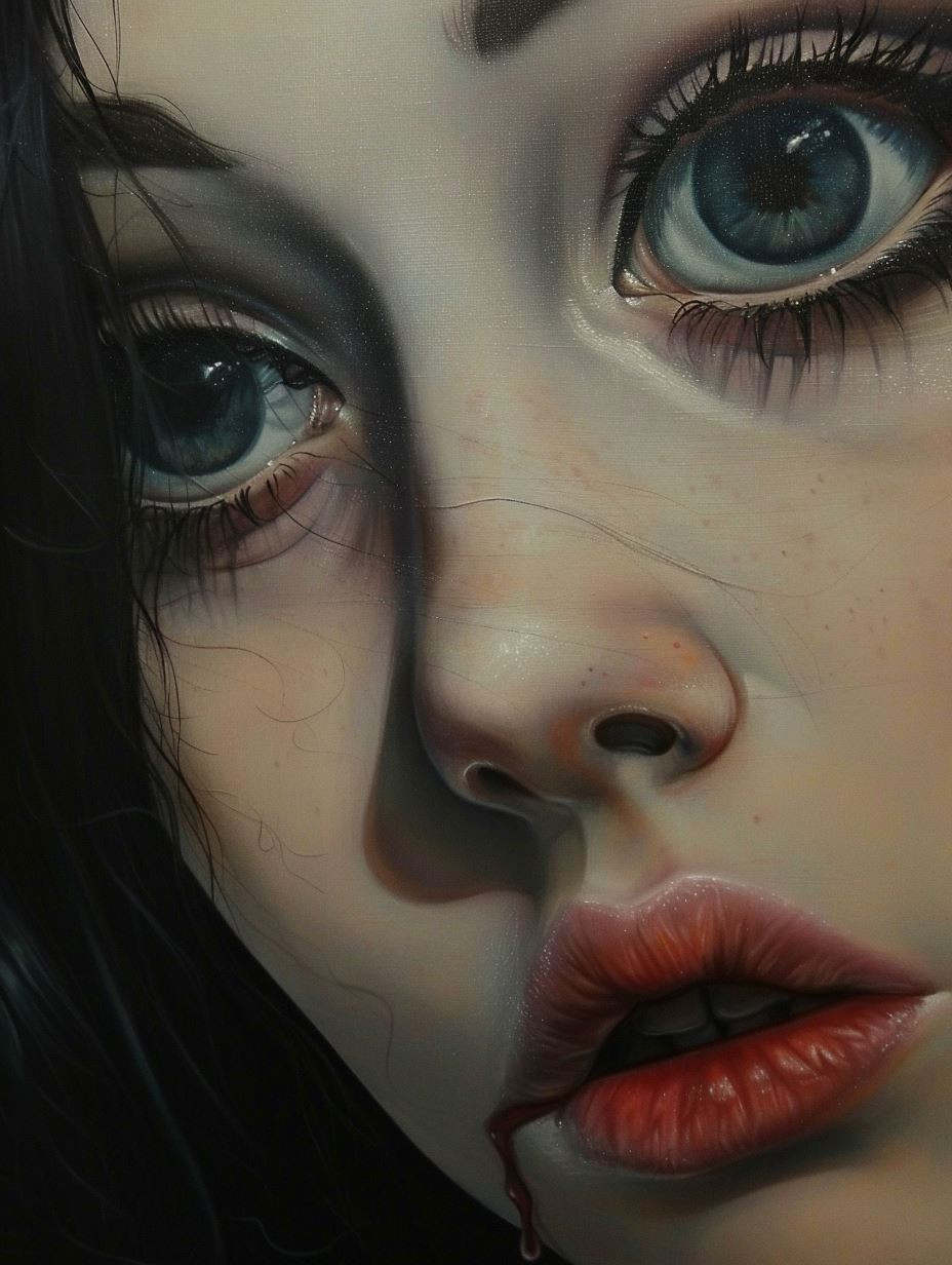 Haunting Gazes of Sorrow - Image 4