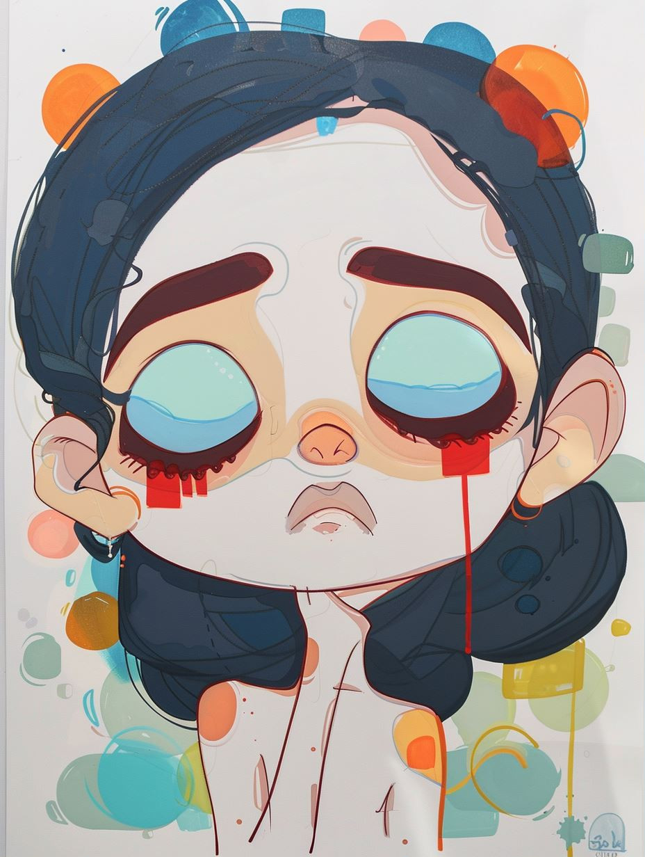 Melancholy in Modern Pop Art - Image 1