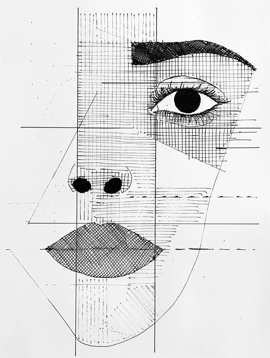 Geometric Deconstruction of Human Faces - Image 2