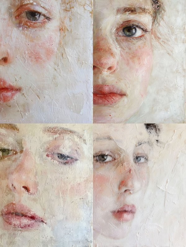 Ethereal Whispers of Painted Portraits