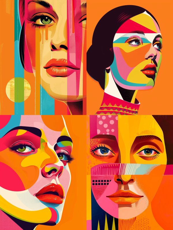 Prismatic Portraits of Modern Womanhood