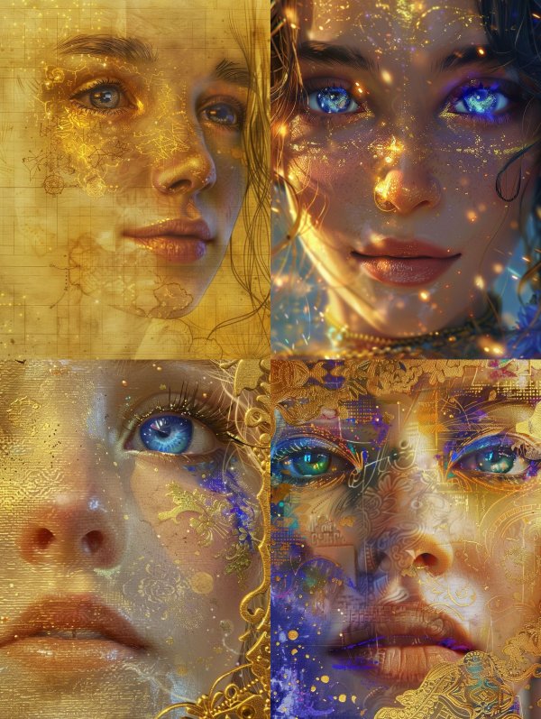 Golden Celestial Blueprint