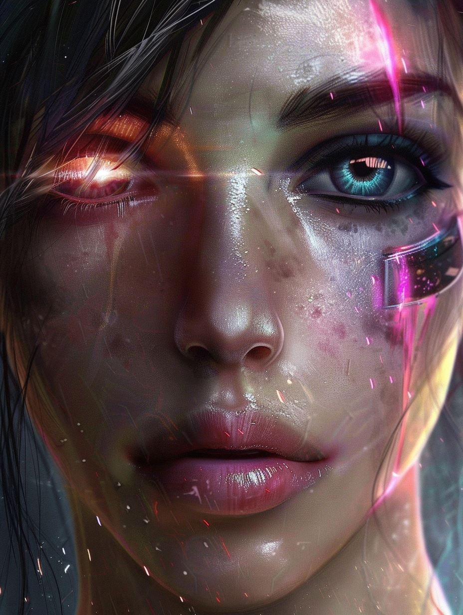Shattered Android Neon Soul - Image 3
