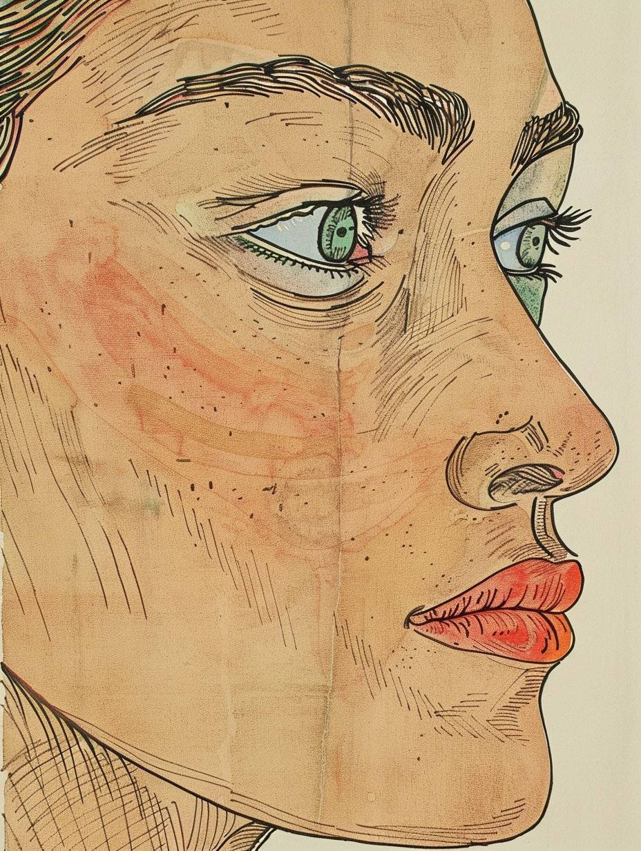 Diverse Beauty in Ink and Watercolor - Image 4