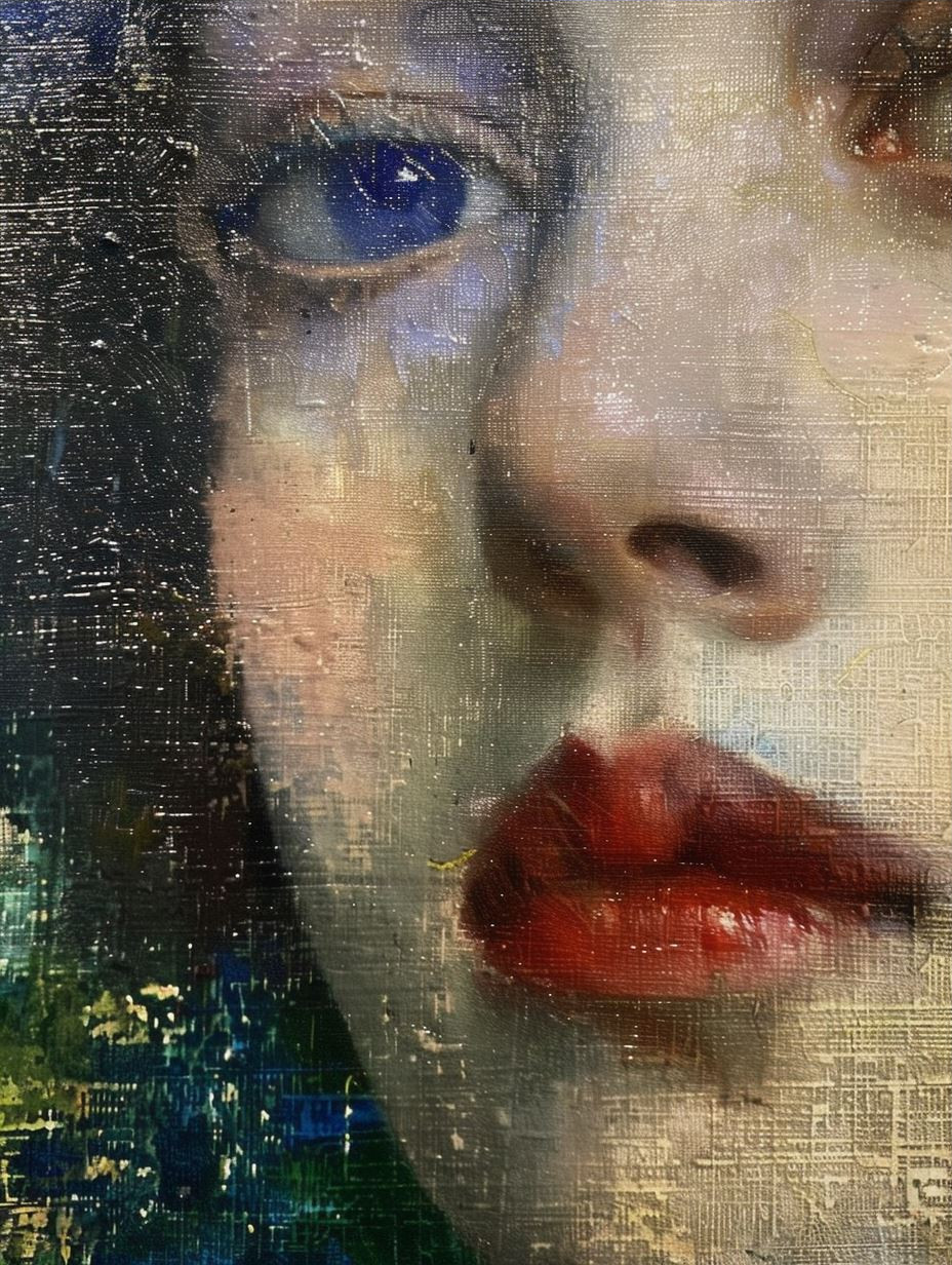 Fragmented Gaze of Textured Oil - Image 3