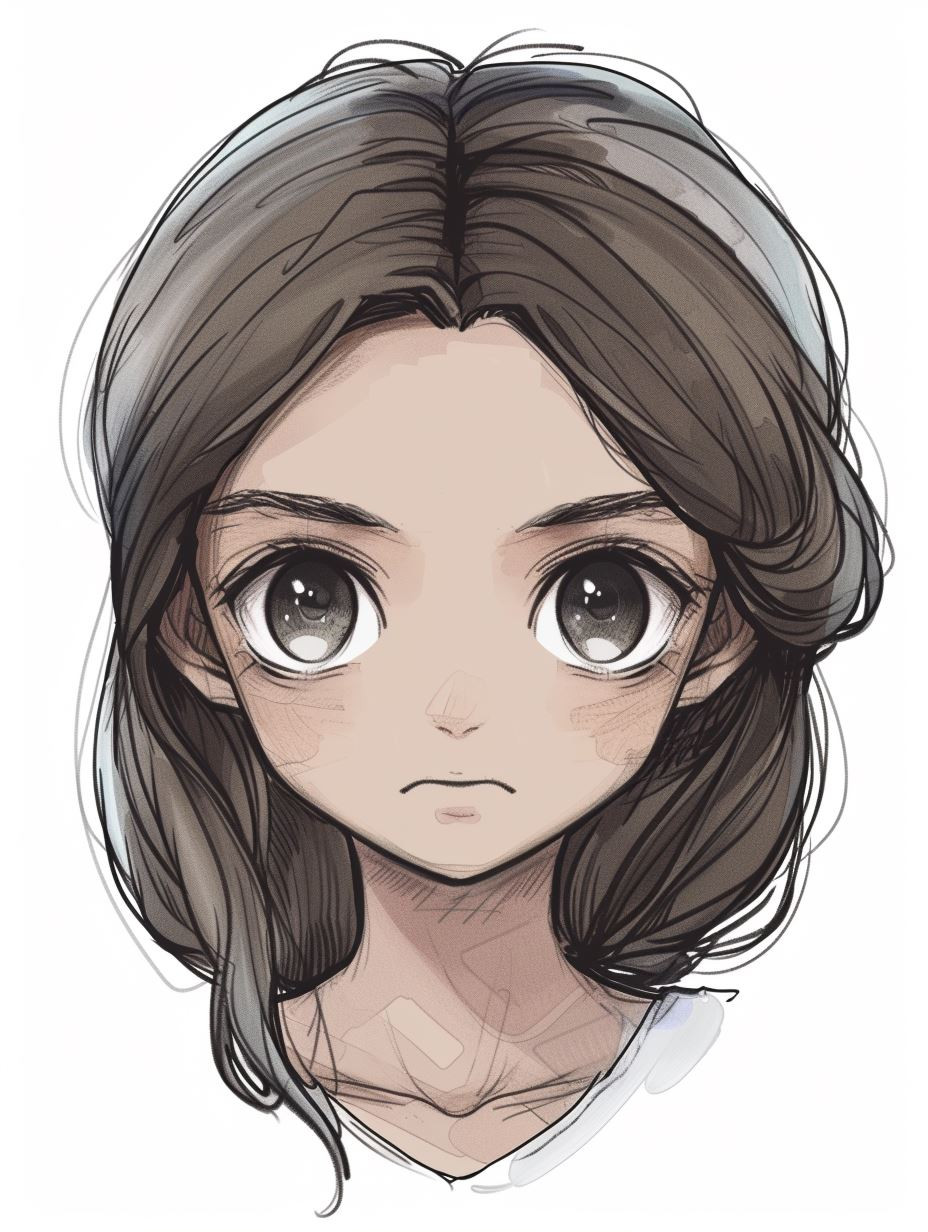 Ethereal Gaze: Anime Portrait Studies - Image 2