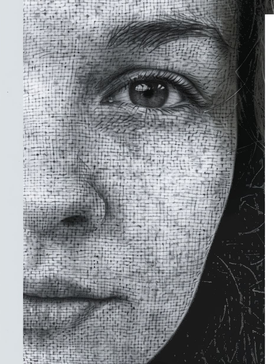 Raw Monochrome Portrait Study - Image 2