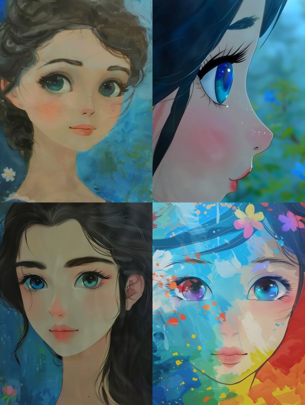 Dreamy Digital Portraits of Ethereal Girls