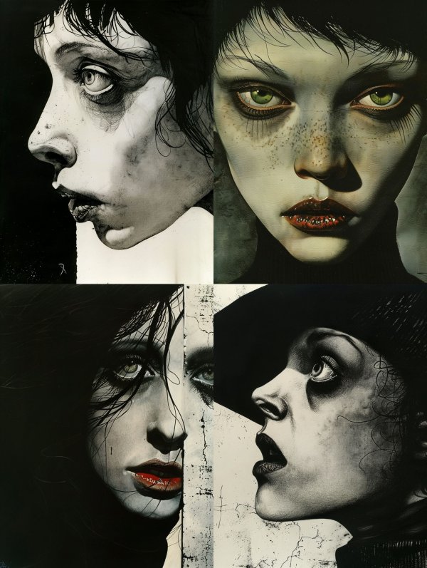 Haunting Gazes: A Study in Emotion